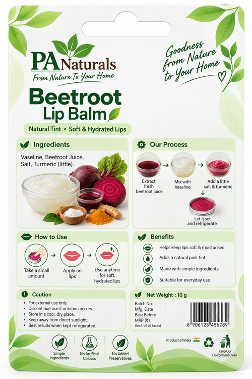 Beetroot Lip Balm