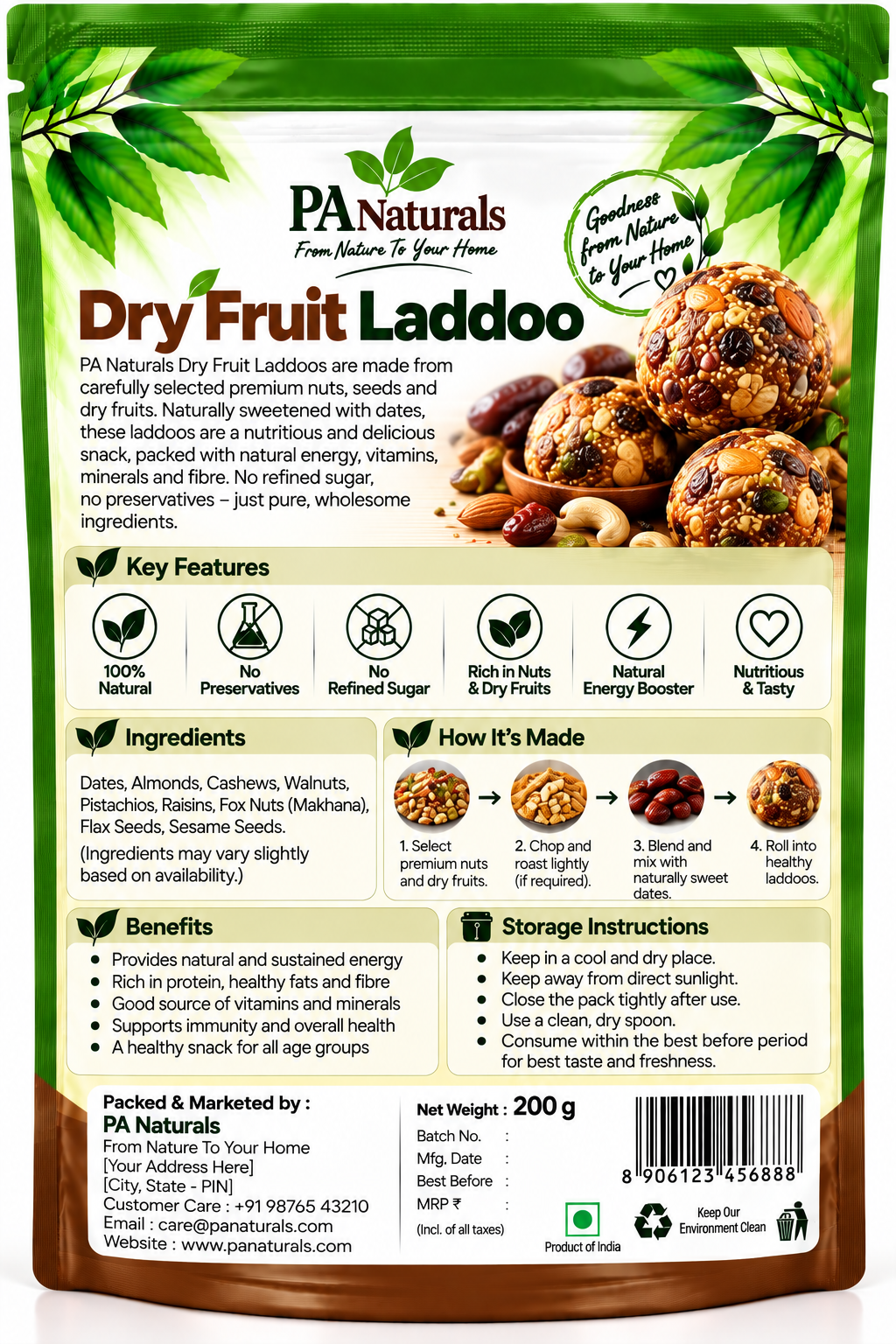 Dry Fruit Laddoo