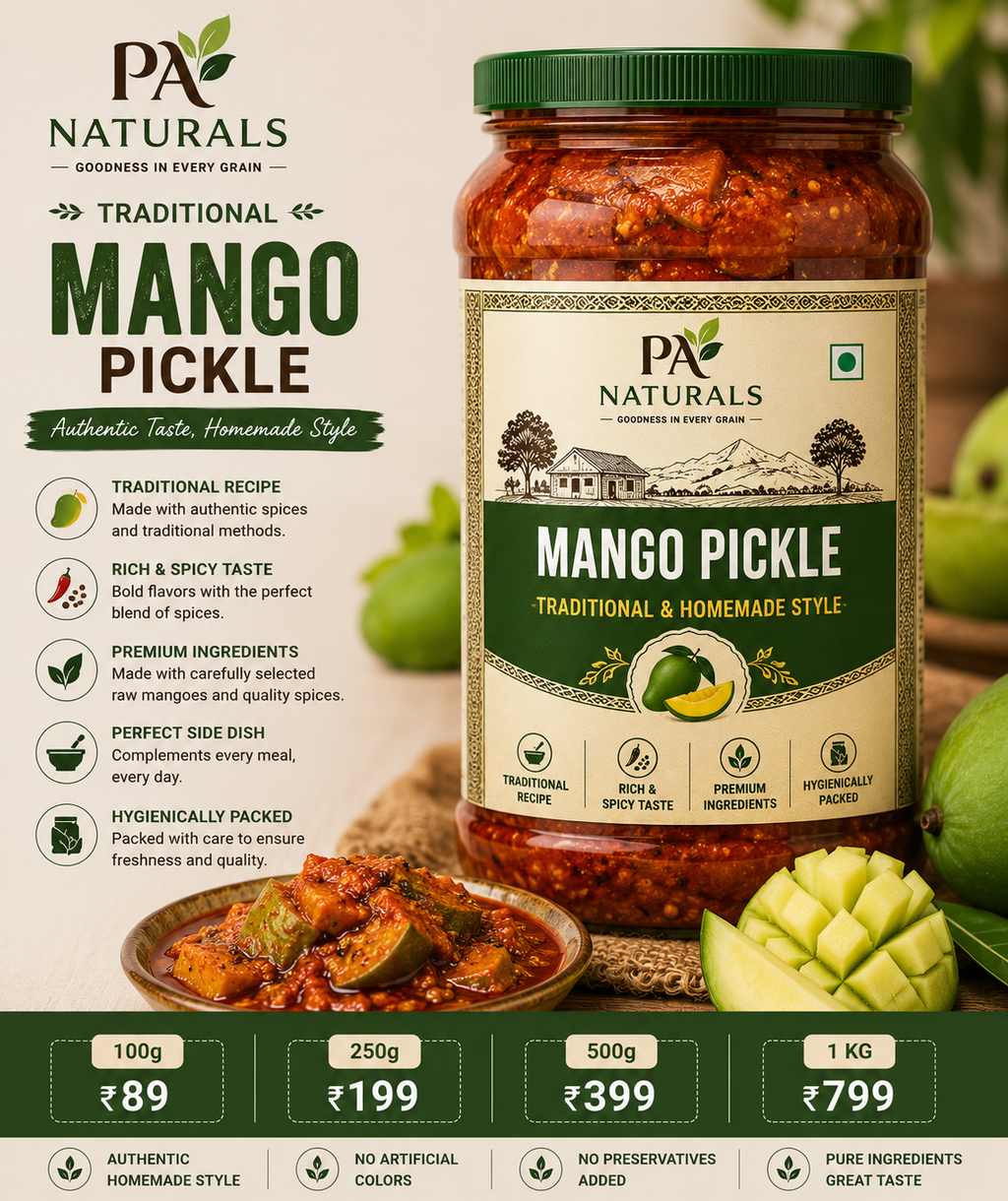 Mango Pickle (Avakaya) – Homemade