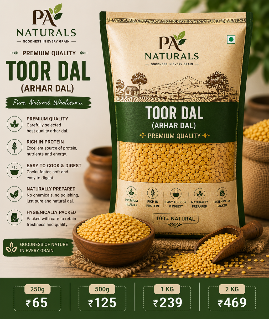 Toor Dal (Premium Quality Arhar Dal)